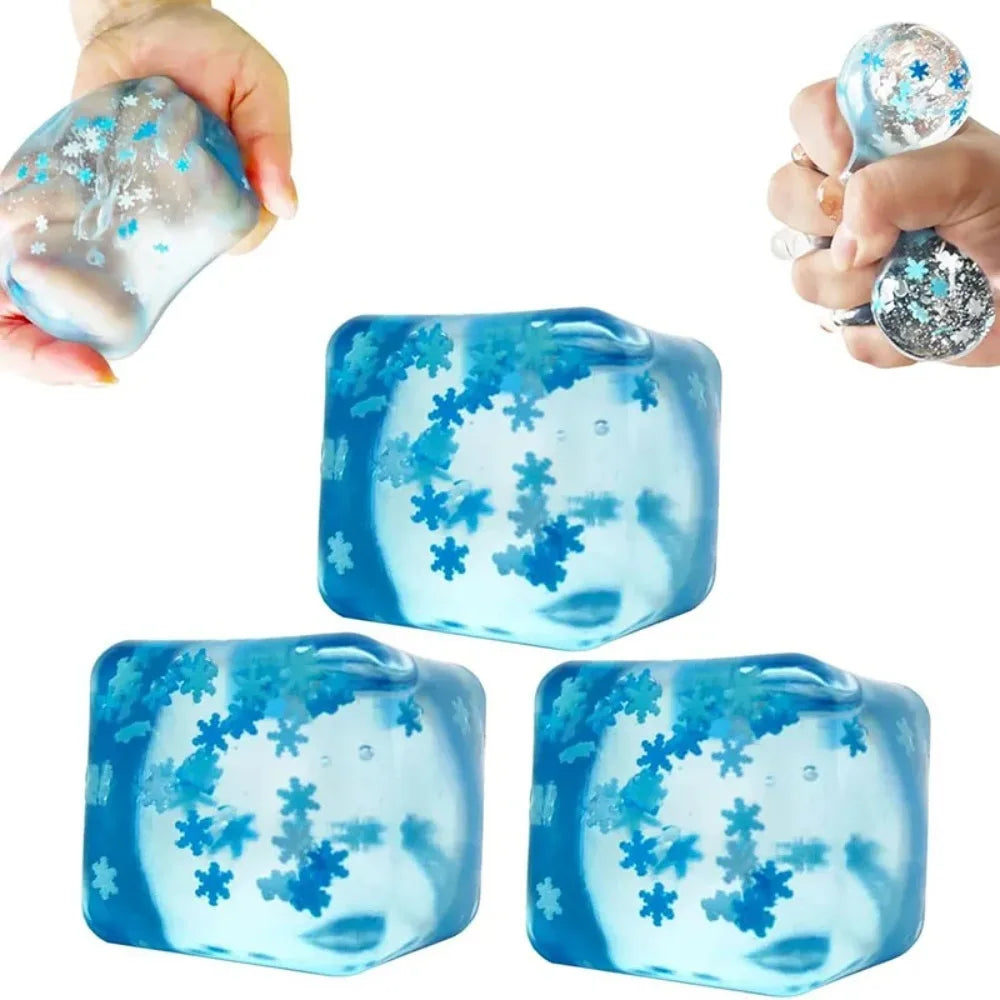 Squishy Ice Cube Fidget - Stress Relief