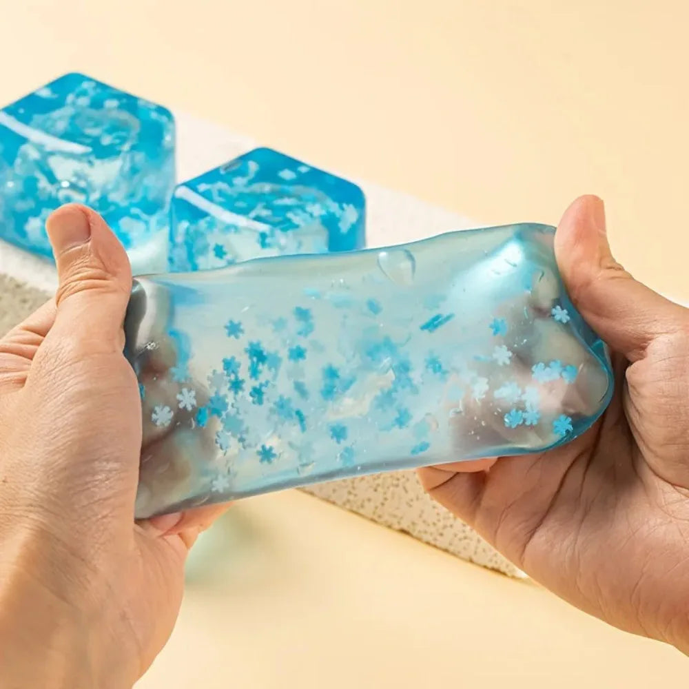 Squishy Ice Cube Fidget - Stress Relief